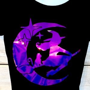 Glow in the dark color changing Witch T-shirt